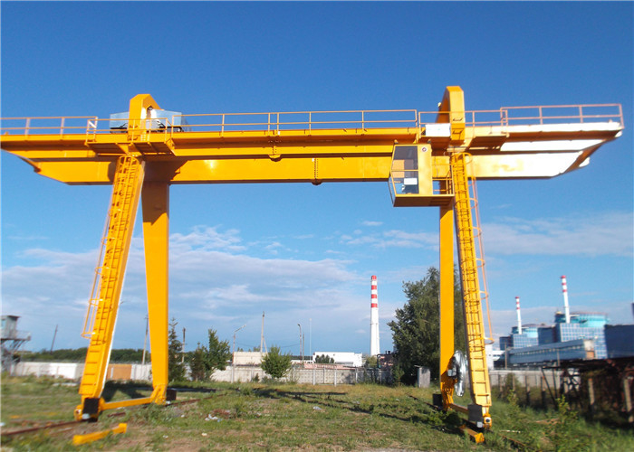 Heavy Duty Double Girder Door Frame Rail Gantry Crane Outdoor Industrial Type